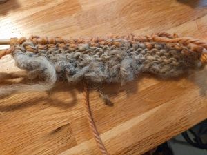 Knitting piece own wool.jpg
