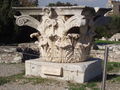 Roman-period Greek Corinthian capital, 14 AD Corynthian capital from the Odeon of Agrippa (built in 14 BC by Marcus Vipsanius Agrippa) in the Ancient Agora of Athens.JPG