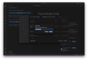 Visual Studio Code Create Folder.png