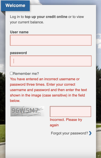 Upload money on your student card - Publication Station